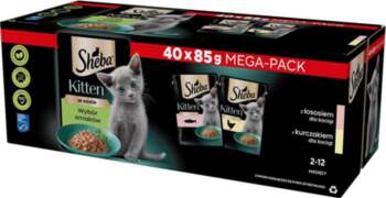SHEBA Kitten Selection of Flavors in