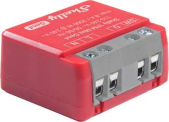 Shelly 1PM Mini Gen4, relay red