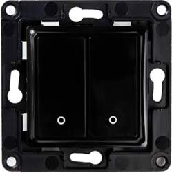 Shelly wall switch 2 button (black)