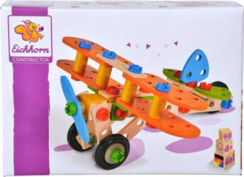 Simba-Dickie Eichhorn Constructor Biplane, construction toy