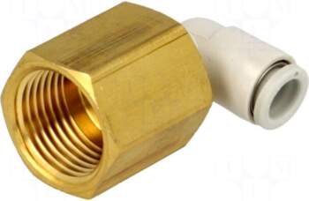SMC Push-in fitting | threaded,angled