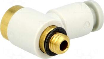 SMC Push-in fitting | threaded,angled