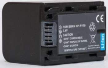 Sony, battery NP-FV70