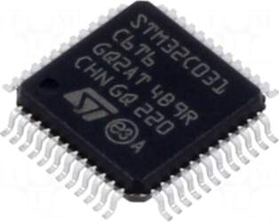STMicroelectronics IC: STM32 ARM microcontroller |