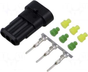 TE Connectivity Connector: wire-wire | plug