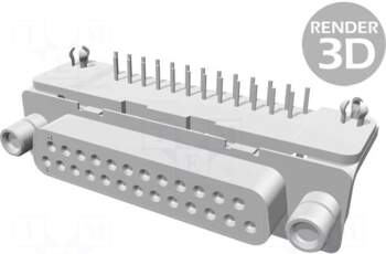 TE Connectivity Connector: D-Sub | PIN:
