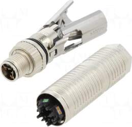 TE Connectivity Connector: M12 | plug