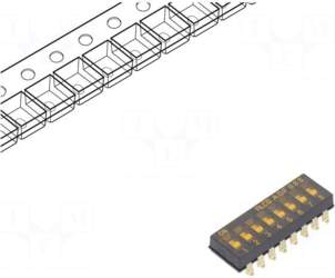 TE Connectivity Switch: DIP-SWITCH | Poles