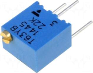 VISHAY Potentiometer: mounting | 22kΩ |