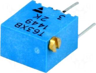 VISHAY Potentiometer: mounting | 2kΩ |
