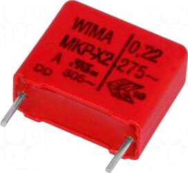 WIMA Capacitor: polypropylene | X2 |