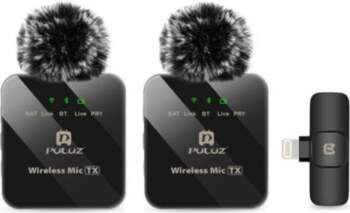 Wireless Lavalier Dual Microphone for iPhone