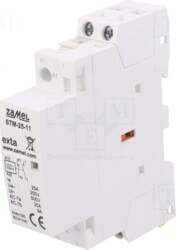 ZAMEL Contactor: 2-pole installation | 25A