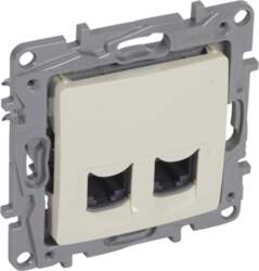 2xRJ 45 Cat.6 UTP socket