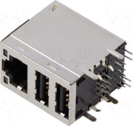 ADAM TECH Connector: RJ45 + USB