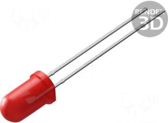 BIVAR LED | red | 3mm