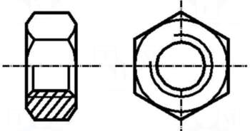 BOSSARD Nut | hexagonal | M1