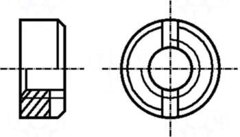 BOSSARD Nut | round | M3