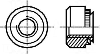 BOSSARD Nut | round | M3