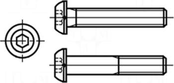 BOSSARD Screw | M4x14 | Head: