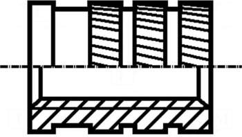 BOSSARD Threaded insert | brass |