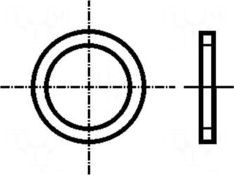 BOSSARD Washer | round | h=2mm