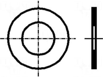BOSSARD Washer | round | M3