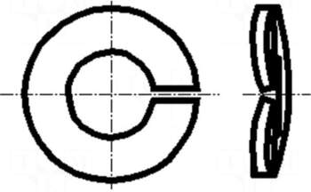 BOSSARD Washer | spring | M12