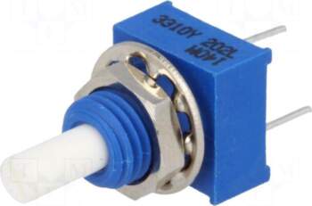 BOURNS Potentiometer: shaft | single turn