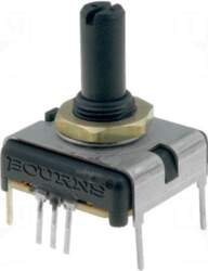 BOURNS Potentiometer: shaft | single turn