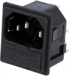 BULGIN Connector: AC supply | socket