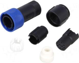 BULGIN Connector: circular | plug |