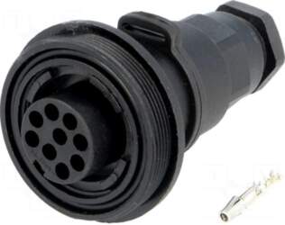 BULGIN Connector: circular | plug |