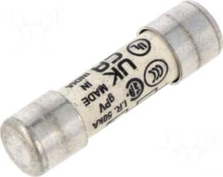 BUSSMANN Fuse: fuse | ceramic,cylindrical