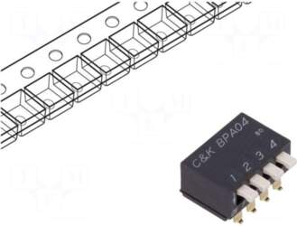 C&K Switch: DIP-SWITCH | Poles number: