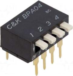 C&K Switch: DIP-SWITCH | Poles number: