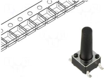 CONNFLY Microswitch TACT | SPST |