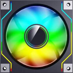 Darkflash DM20 computer fan (black)
