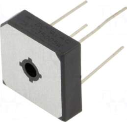 DC COMPONENTS Bridge rectifier: single-phase |
