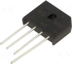 DC COMPONENTS Bridge rectifier: single-phase |