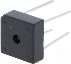 DC COMPONENTS Bridge rectifier: single-phase |