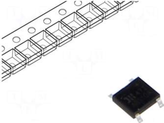 DIODES INCORPORATED Bridge rectifier: single-phase |