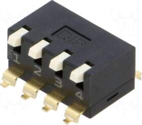 DIPTRONICS Switch: DIP-SWITCH | Poles number: