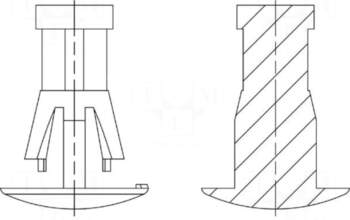 DREMEC Assembly stud | polyamide 66