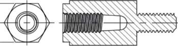 DREMEC Spacer sleeve | hexagonal |