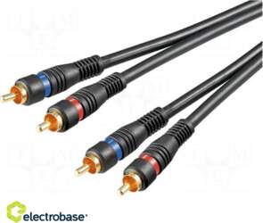 Electro Base Cable; RCA plug x2