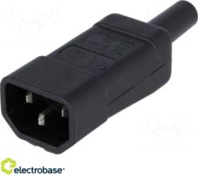 Electro Base Connector: AC supply; plug