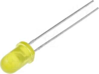 Electro Base LED; 5mm; yellow; 5÷32mcd