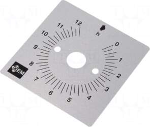 FAUCIGNY INSTRUMENTS Scale for mechanical timer