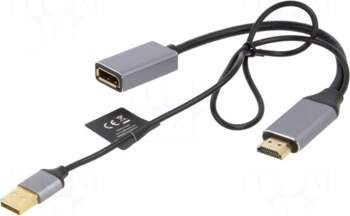 GEMBIRD Adapter | DisplayPort socket,HDMI